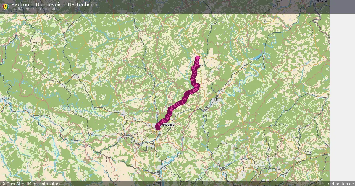 Radtour Bonnevoie – Nattenheim