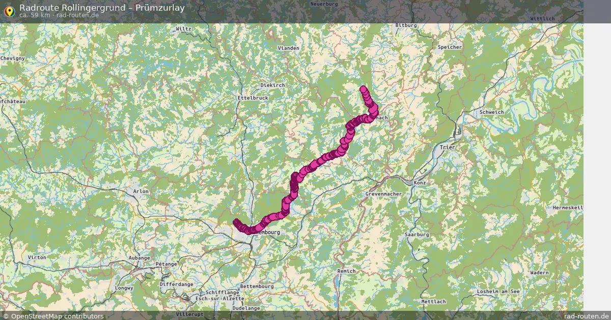 Radtour Rollingergrund – Prümzurlay