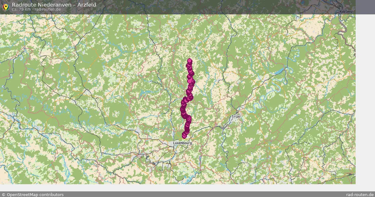 Radtour Niederanven – Arzfeld