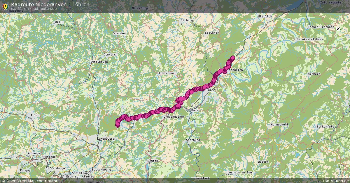 Radtour Niederanven – Föhren