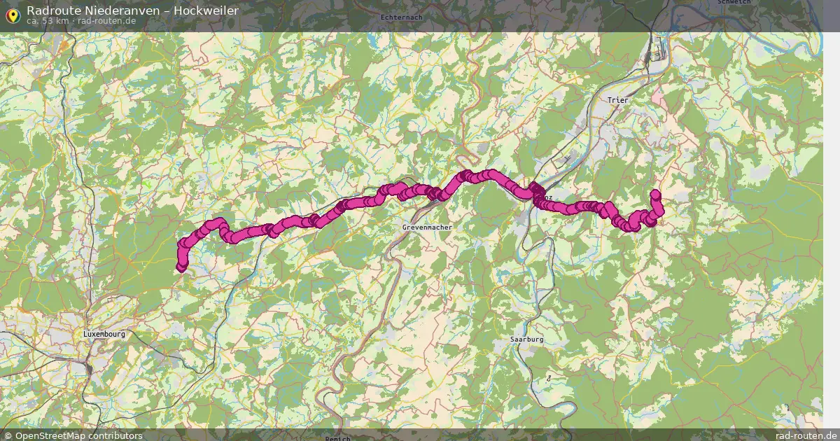 Radtour Niederanven – Hockweiler