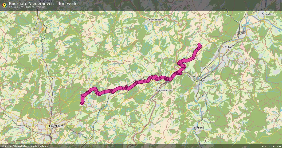 Radtour Niederanven – Trierweiler