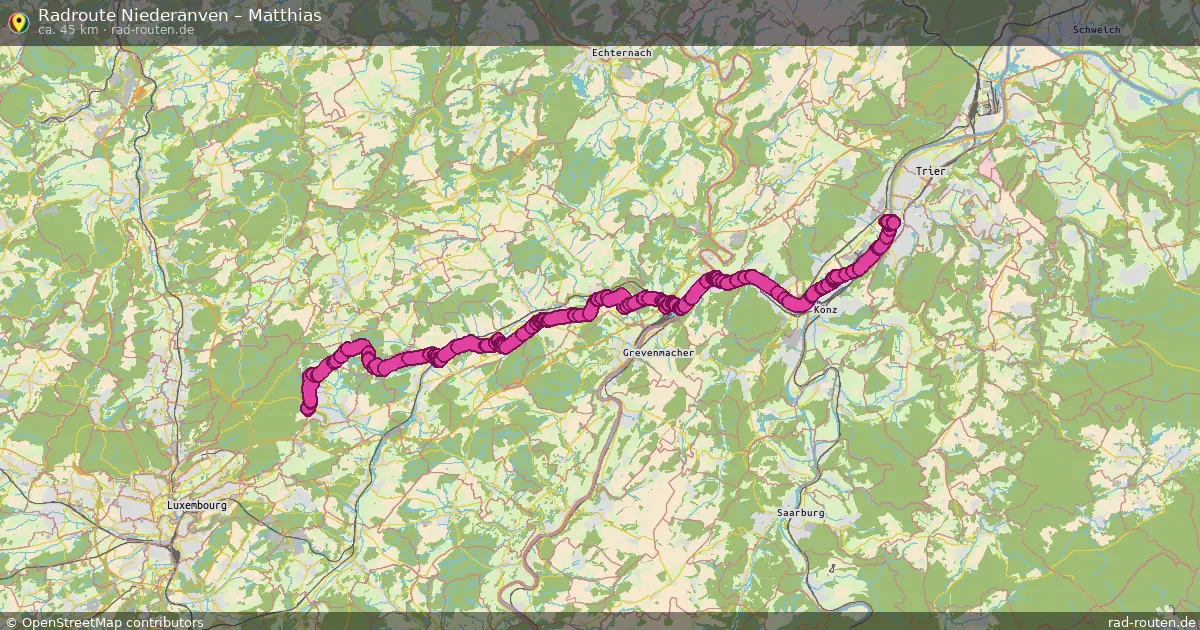 Radtour Niederanven – Matthias