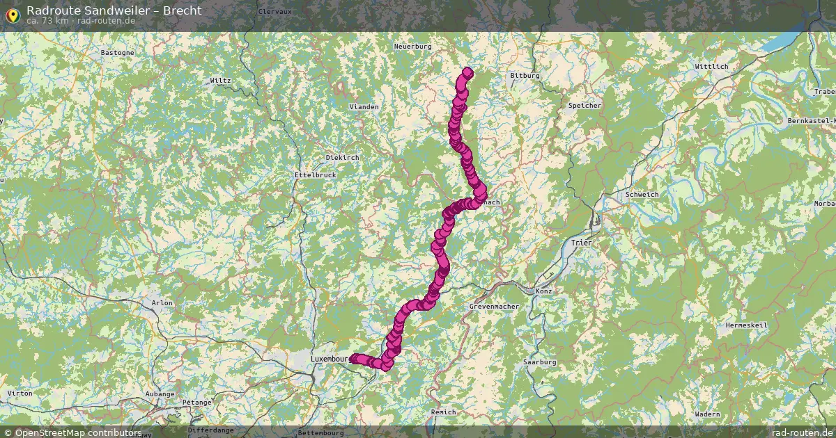 Radtour Sandweiler – Brecht