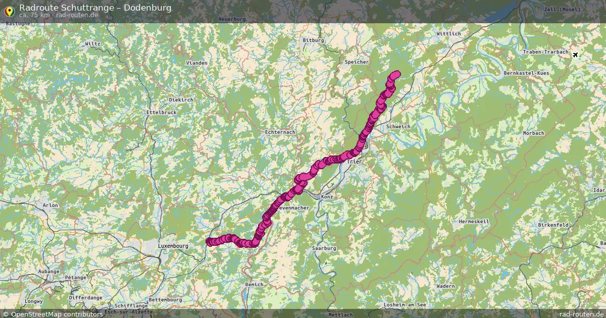 Radtour Schuttrange – Dodenburg