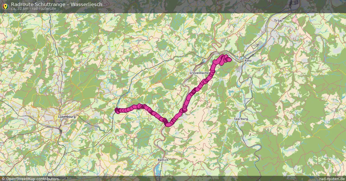 Radtour Schuttrange – Wasserliesch