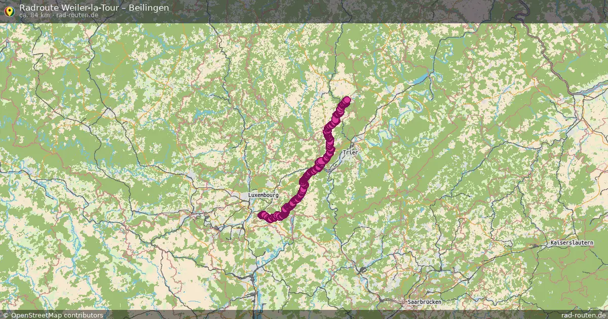 Radtour Weiler-La-Tour – Beilingen