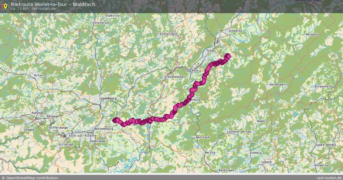 Radtour Weiler-La-Tour – Waldrach