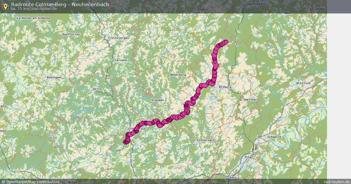 Radtour Colmar-Berg – Neuheilenbach