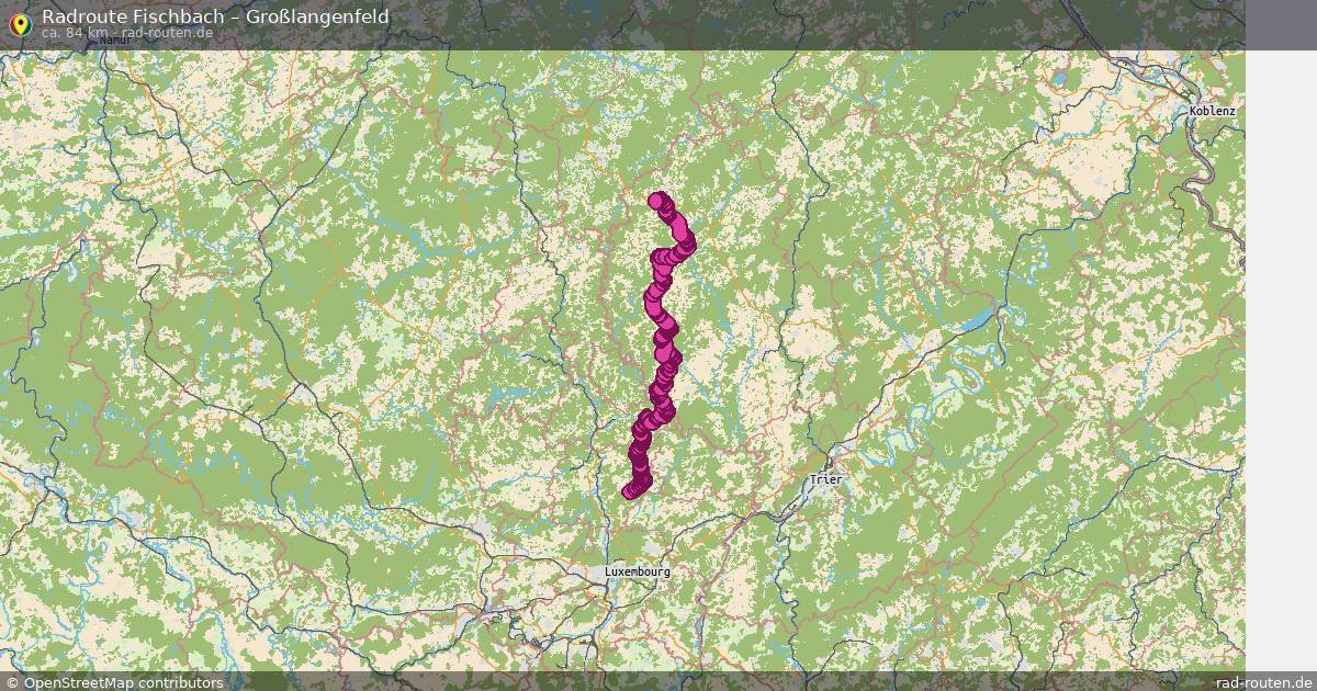 Fahrradroute Fischbach – Großlangenfeld