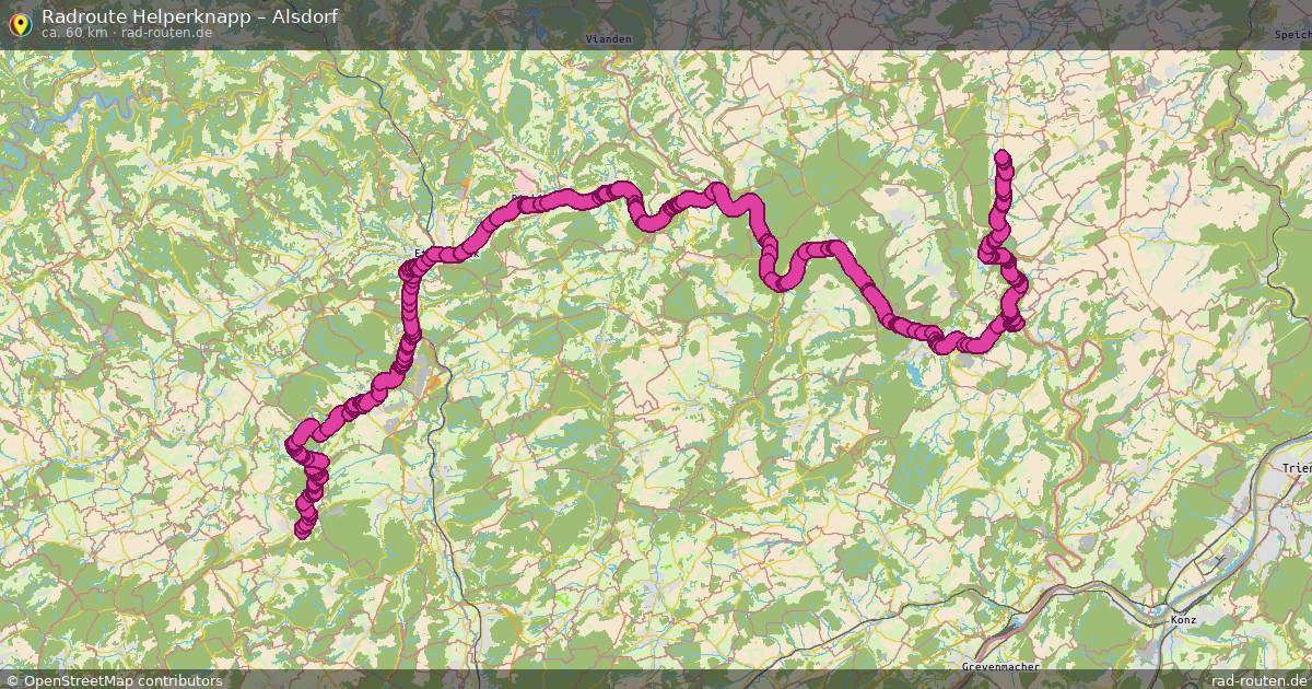 Fahrradroute Helperknapp – Alsdorf