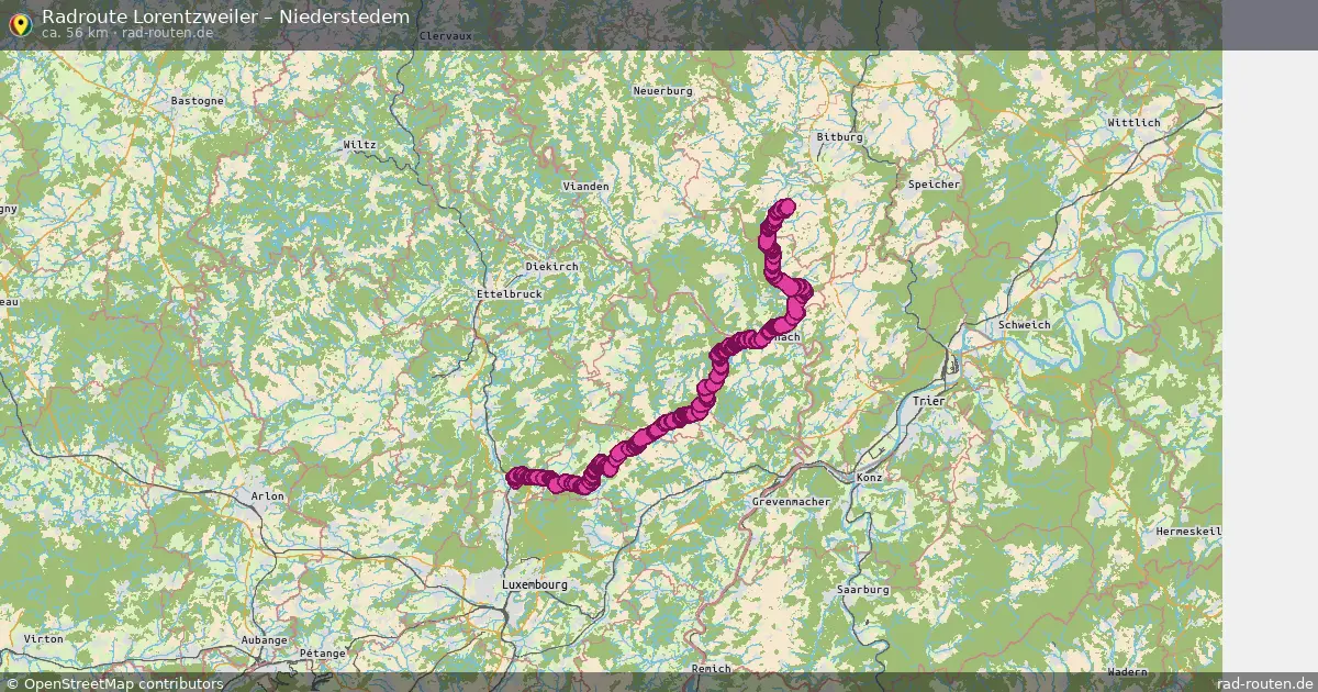 Radtour Lorentzweiler – Niederstedem