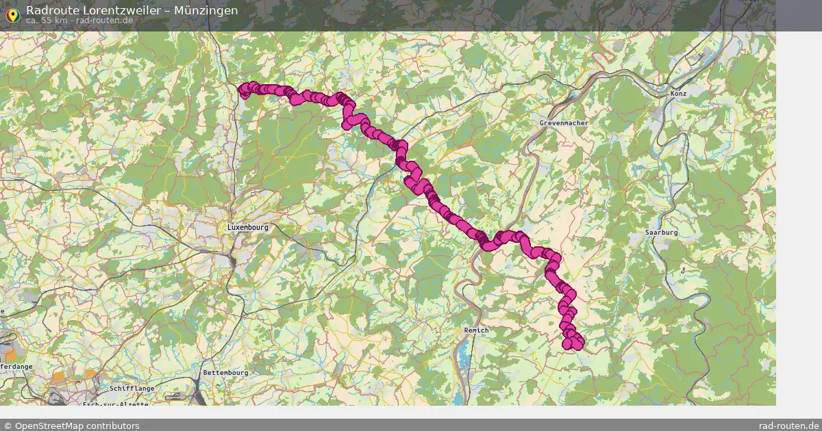 Radtour Lorentzweiler – Münzingen