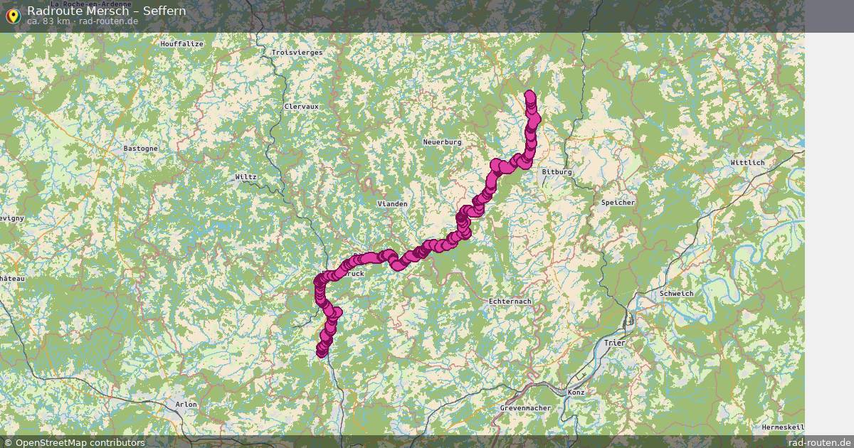 Fahrradroute Mersch – Seffern