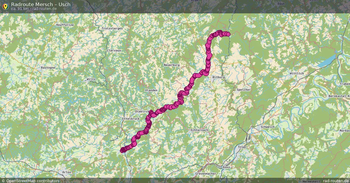Radtour Mersch – Usch
