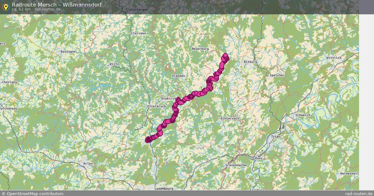 Radtour Mersch – Wißmannsdorf