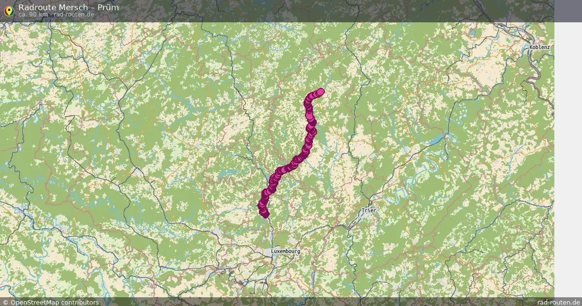Radtour Mersch – Prüm