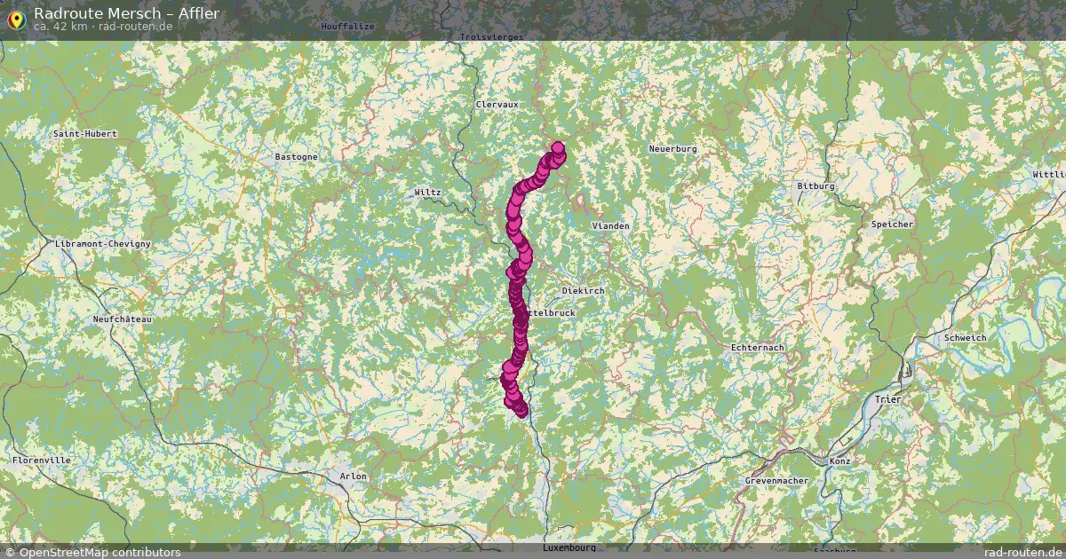 Radtour Mersch – Affler