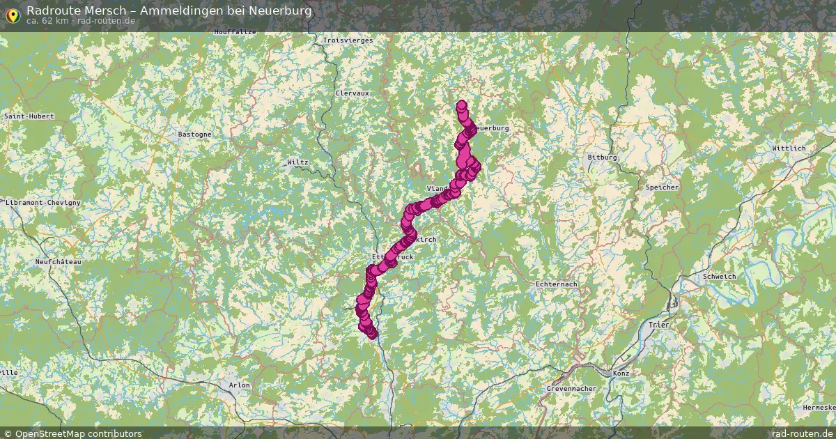 Radtour Mersch – Ammeldingen Bei Neuerburg