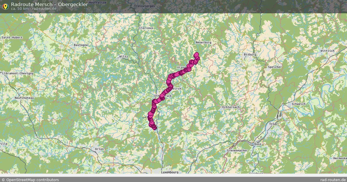 Radtour Mersch – Obergeckler
