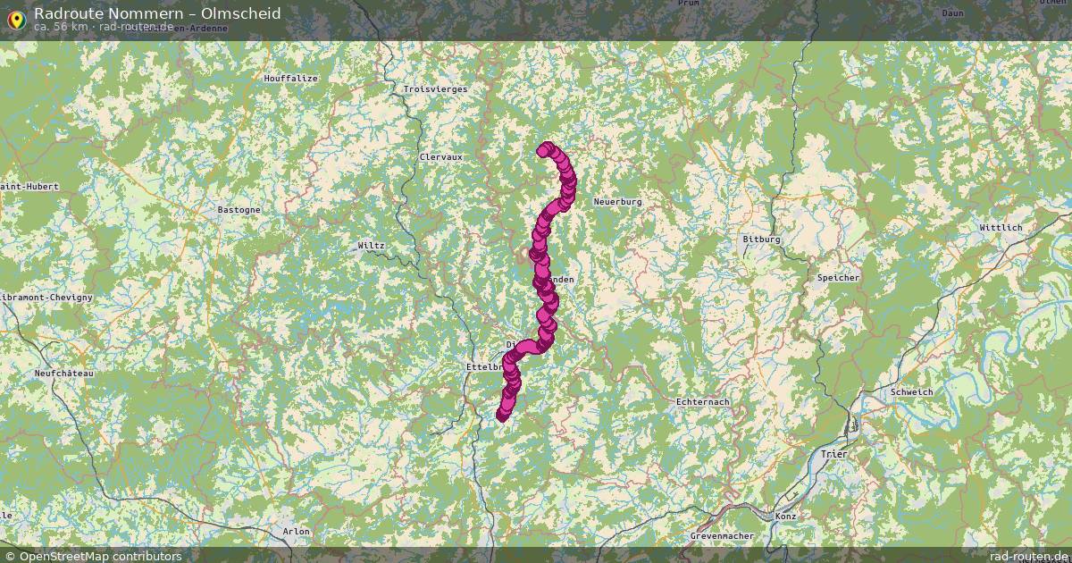 Fahrradroute Nommern – Olmscheid