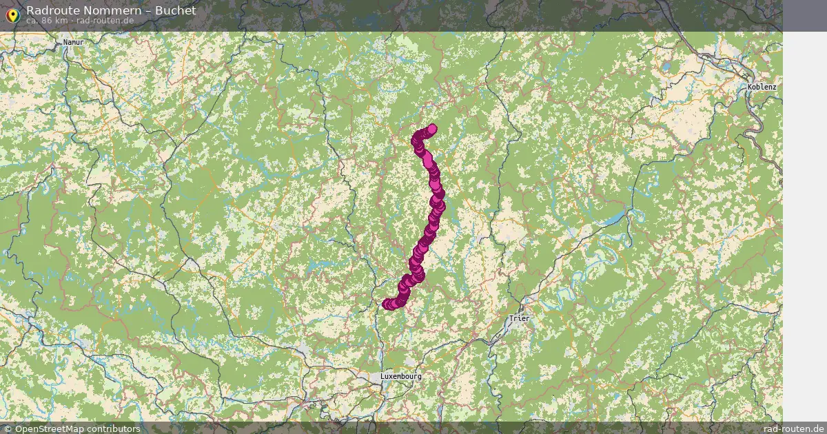 Radtour Nommern – Buchet
