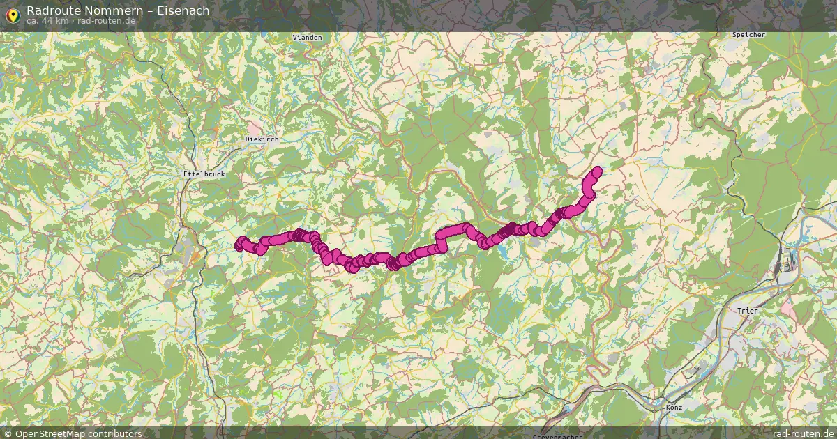 Radtour Nommern – Eisenach