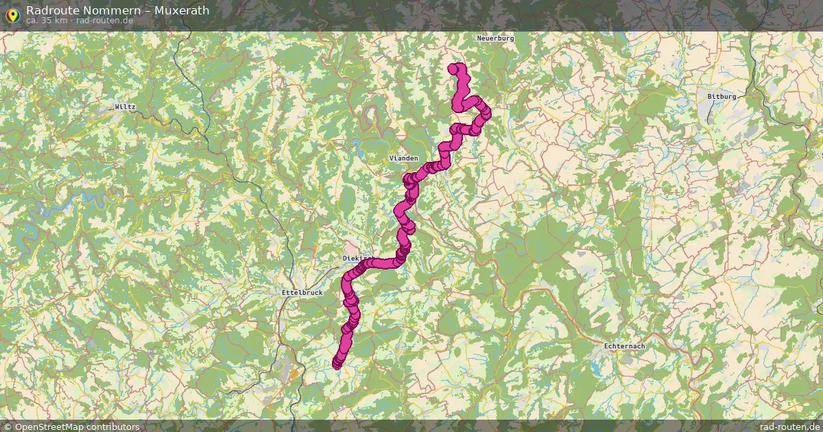 Radtour Nommern – Muxerath