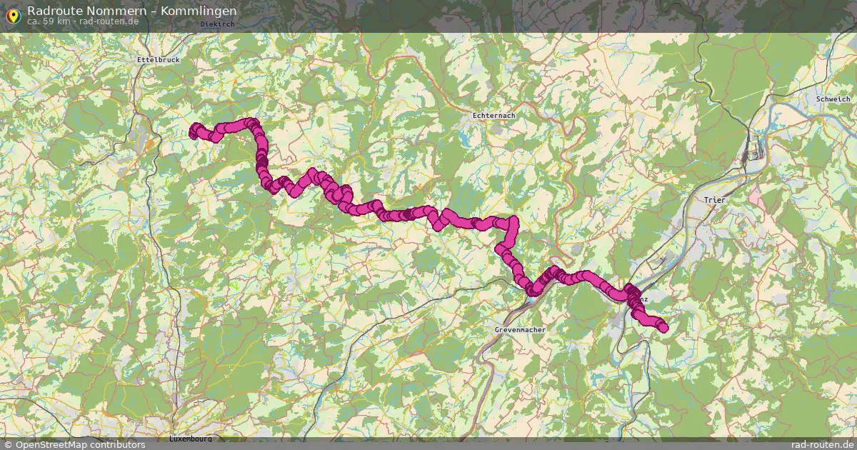 Radtour Nommern – Kommlingen