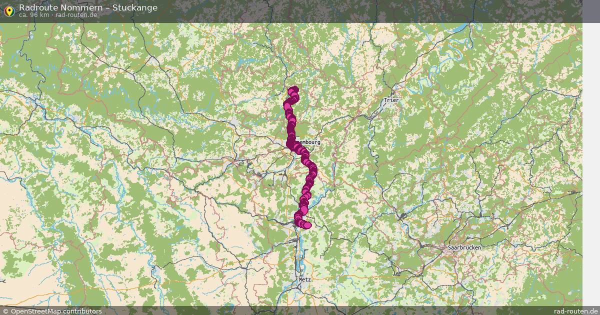 Fahrradroute Nommern – Stuckange