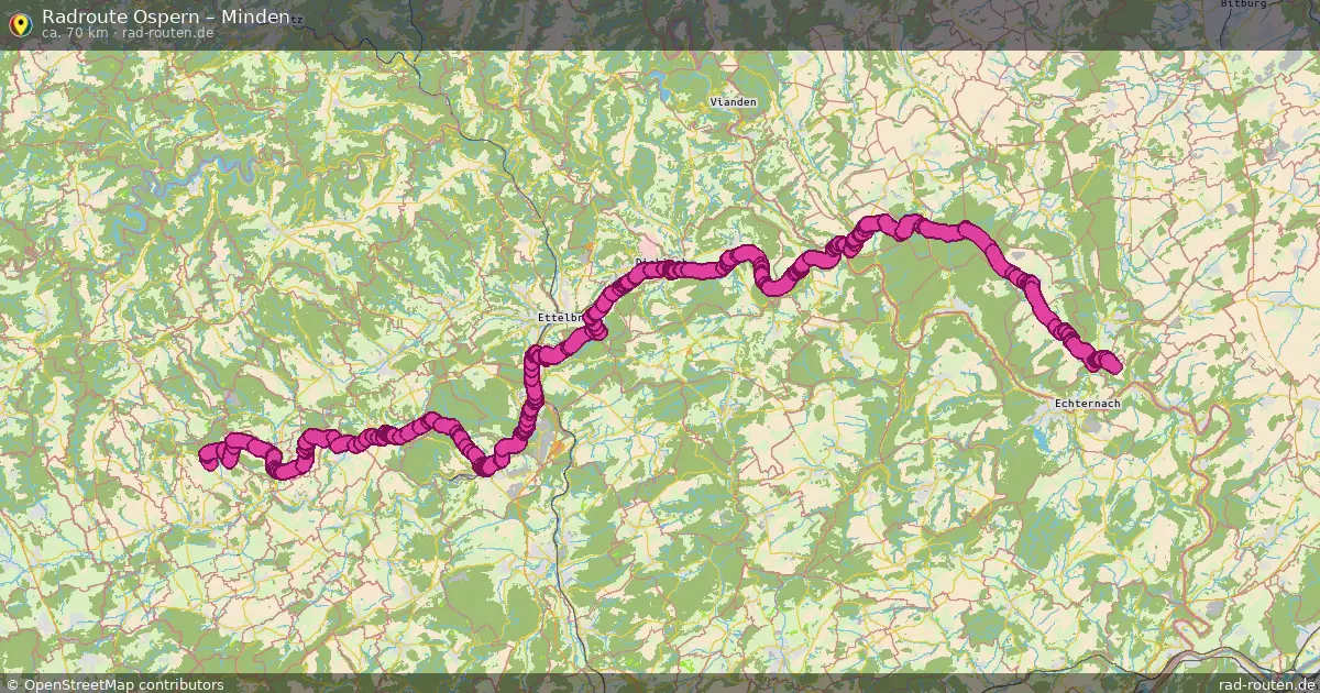 Radtour Ospern – Minden