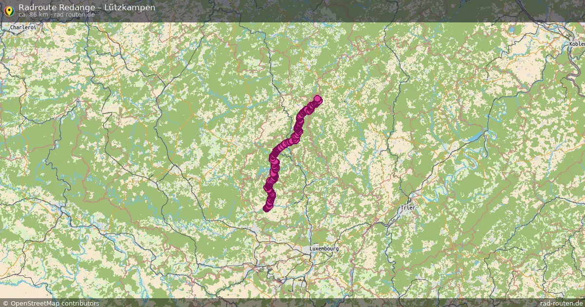 Radtour Redange – Lützkampen