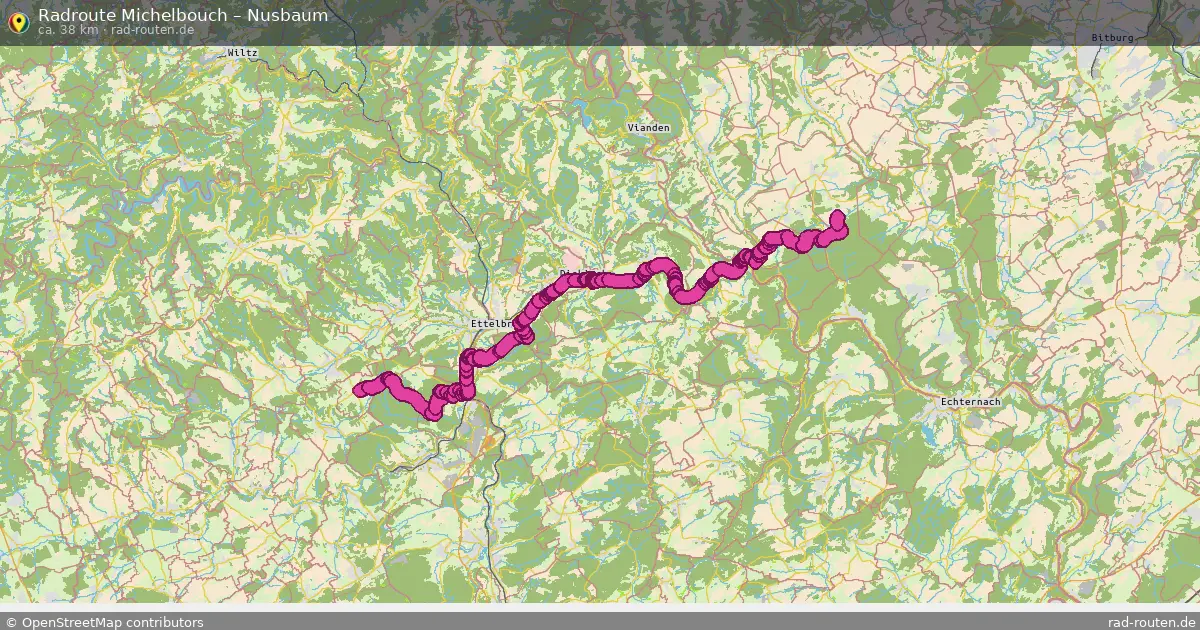 Radtour Michelbouch – Nusbaum