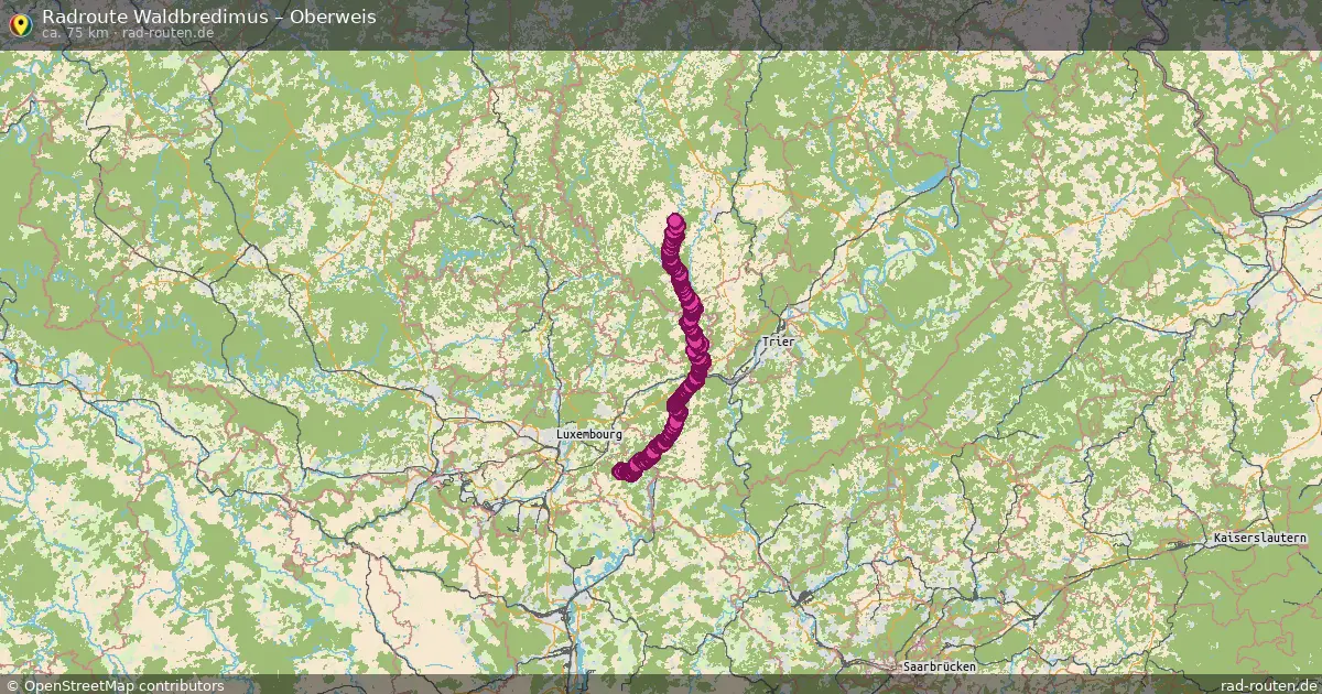 Radtour Waldbredimus – Oberweis