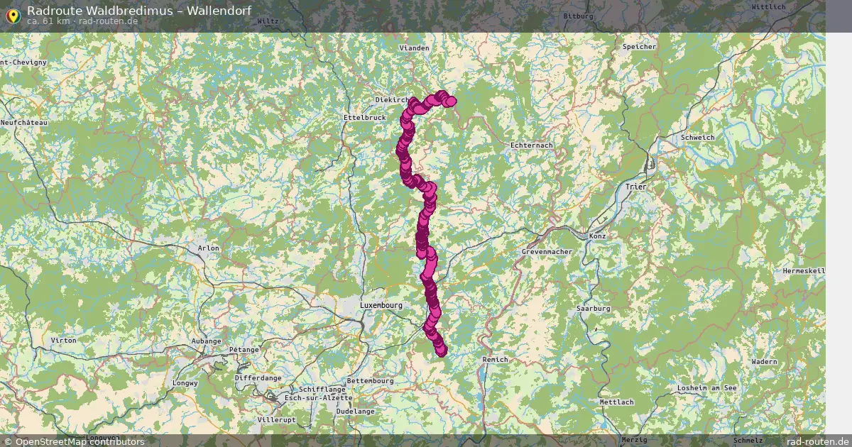 Radtour Waldbredimus – Wallendorf