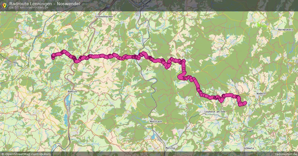 Radtour Lenningen – Noswendel