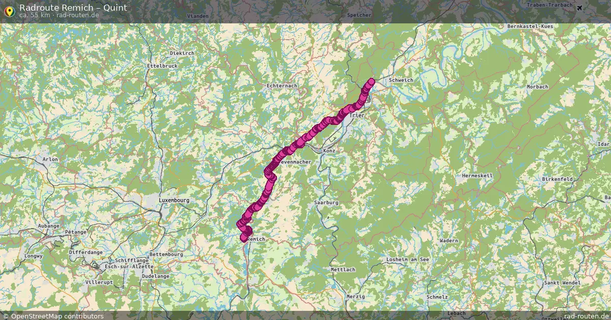Radtour Remich – Quint