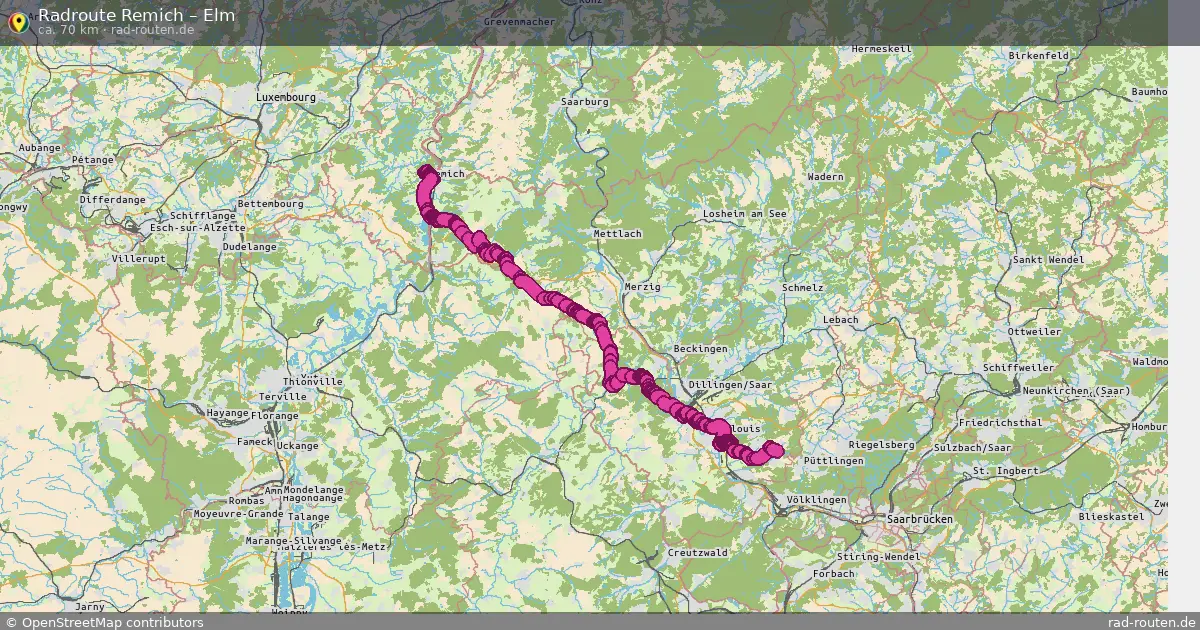 Radtour Remich – Elm