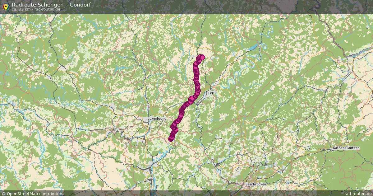 Radtour Schengen – Gondorf