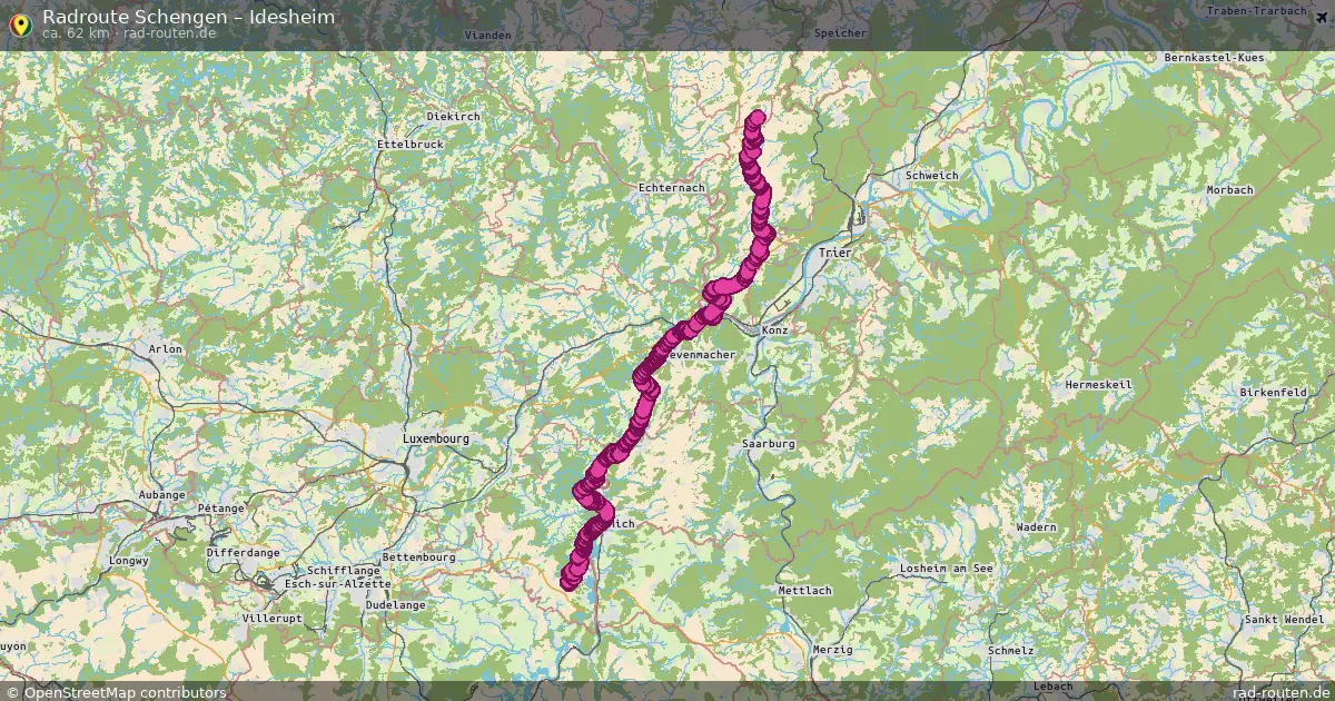 Radtour Schengen – Idesheim