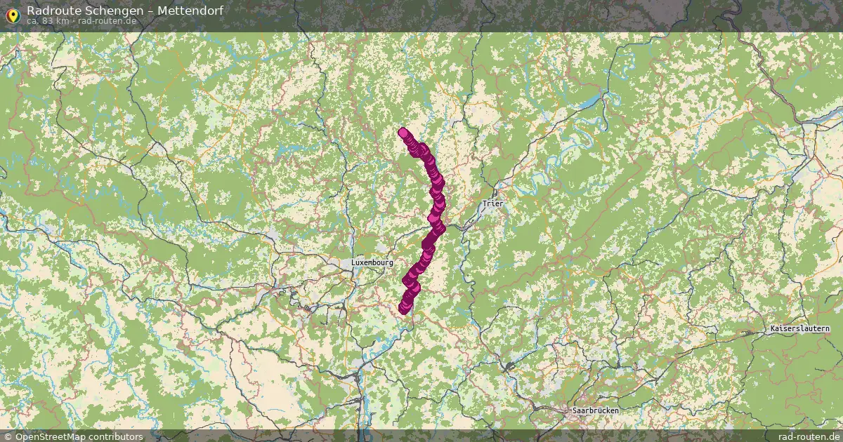 Radtour Schengen – Mettendorf
