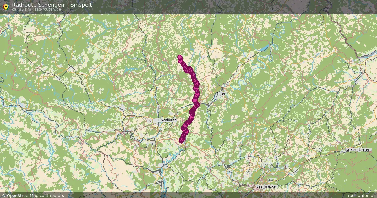 Radtour Schengen – Sinspelt