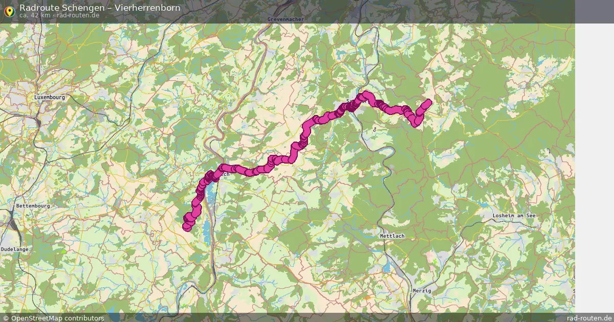 Radtour Schengen – Vierherrenborn