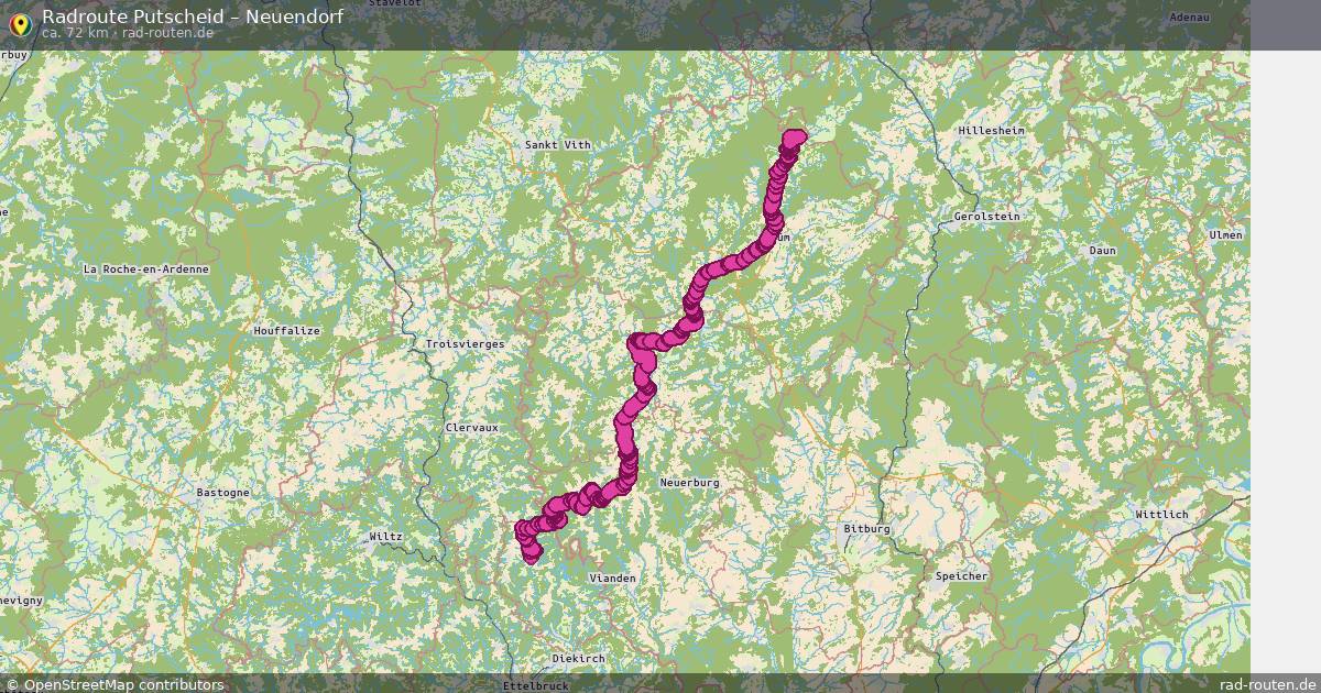 Fahrradroute Putscheid – Neuendorf