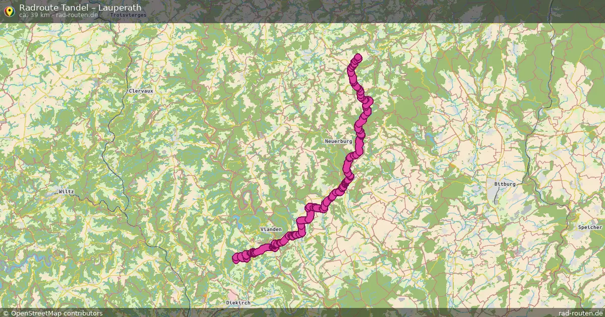 Radtour Tandel – Lauperath