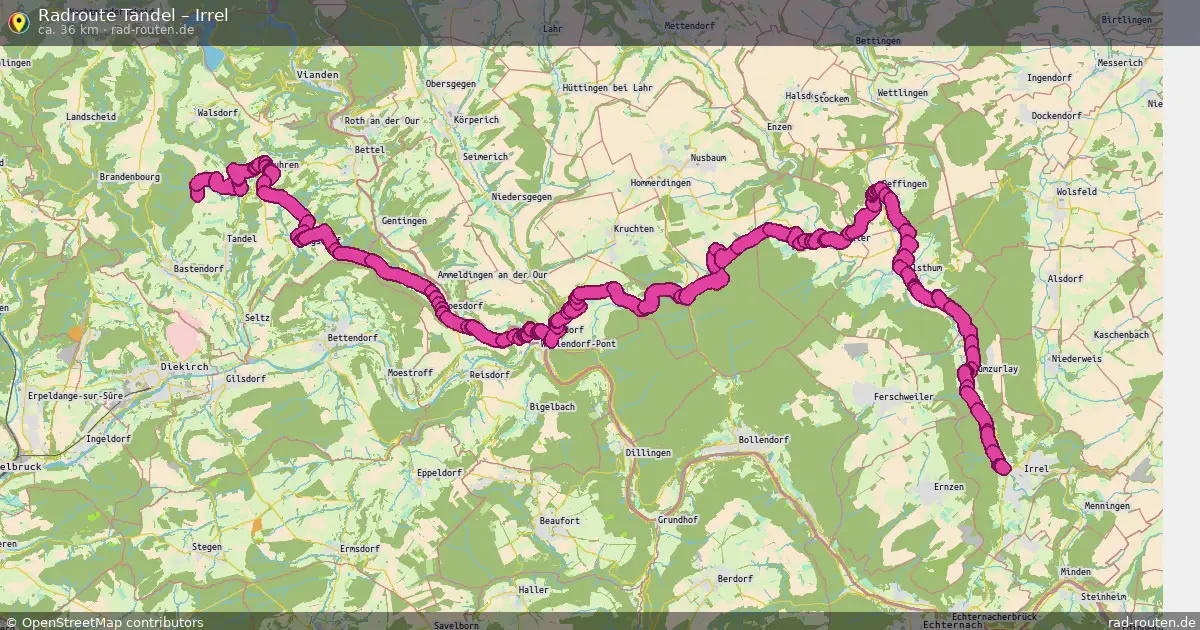 Radtour Tandel – Irrel