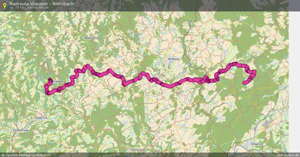 Radtour Vianden – Niersbach