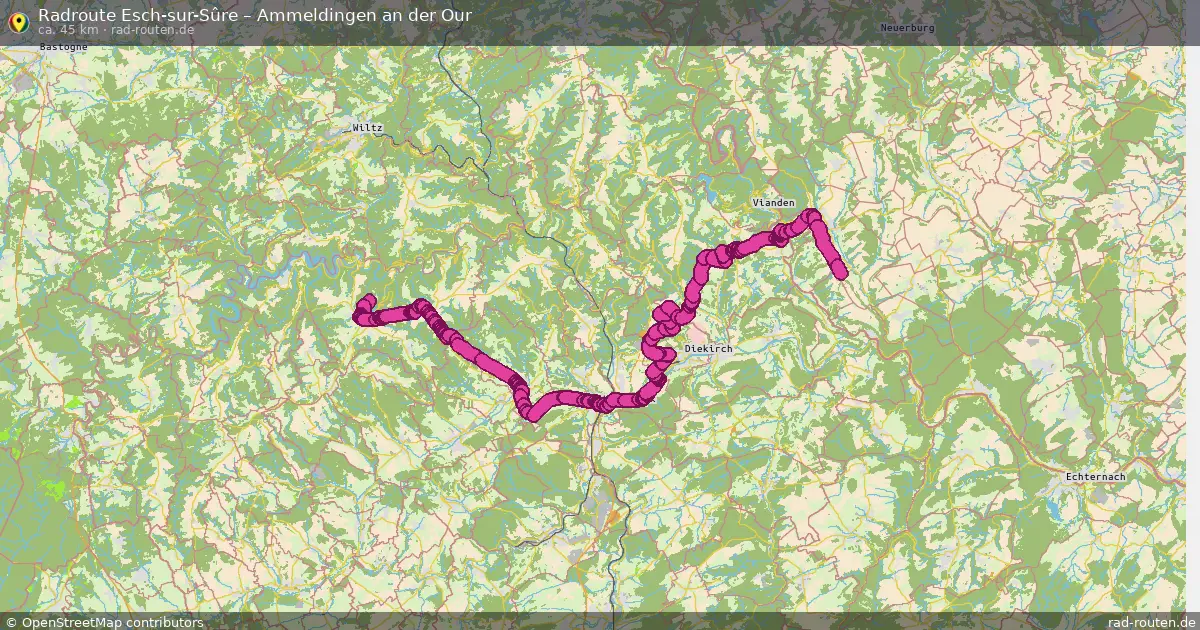 Radtour Esch-Sur-Sûre – Ammeldingen An Der Our