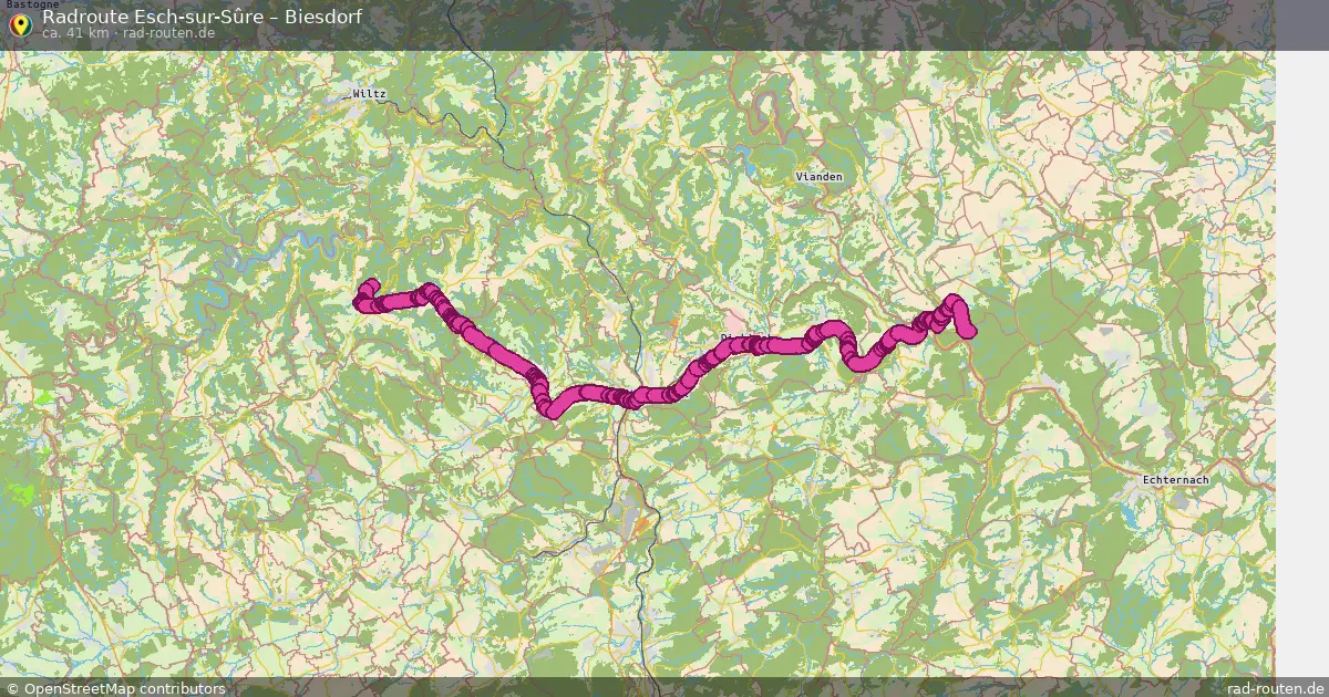Radtour Esch-Sur-Sûre – Biesdorf