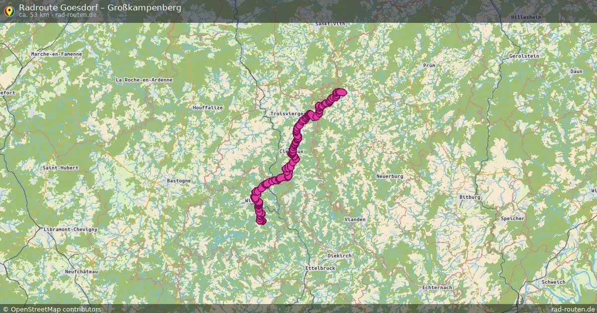 Radtour Goesdorf – Großkampenberg
